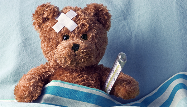 Pediatric essential teddy bear