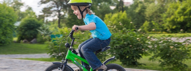 boy on a bike