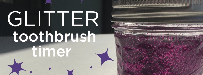 glitter toothbrush timer