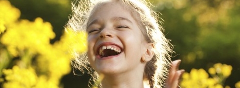 girl laughing