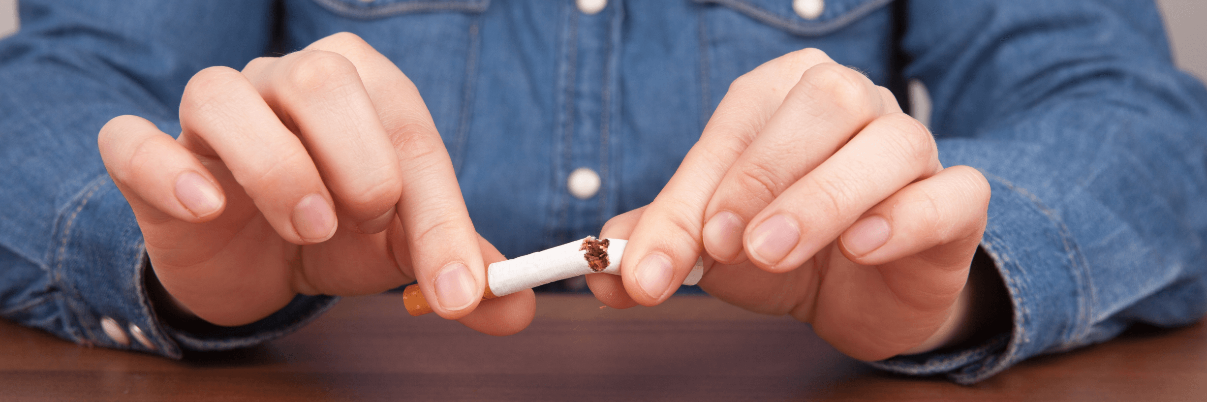 woman flossing her teeth