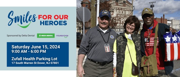 Smile for our heroes 2024 banner